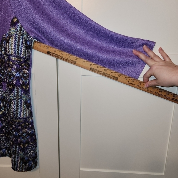 Berek Jacket Puzzle Magic Lavender Purple Textured Size XL - Picture 9 of 9